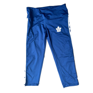 NHL Toronto Maple Leafs blue leggings pants short size small